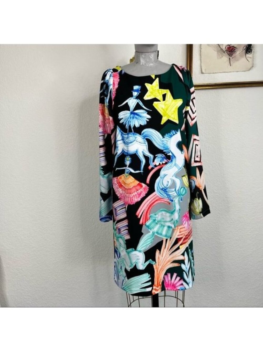 Save the Queen Circus Performer Graffiti Dress
